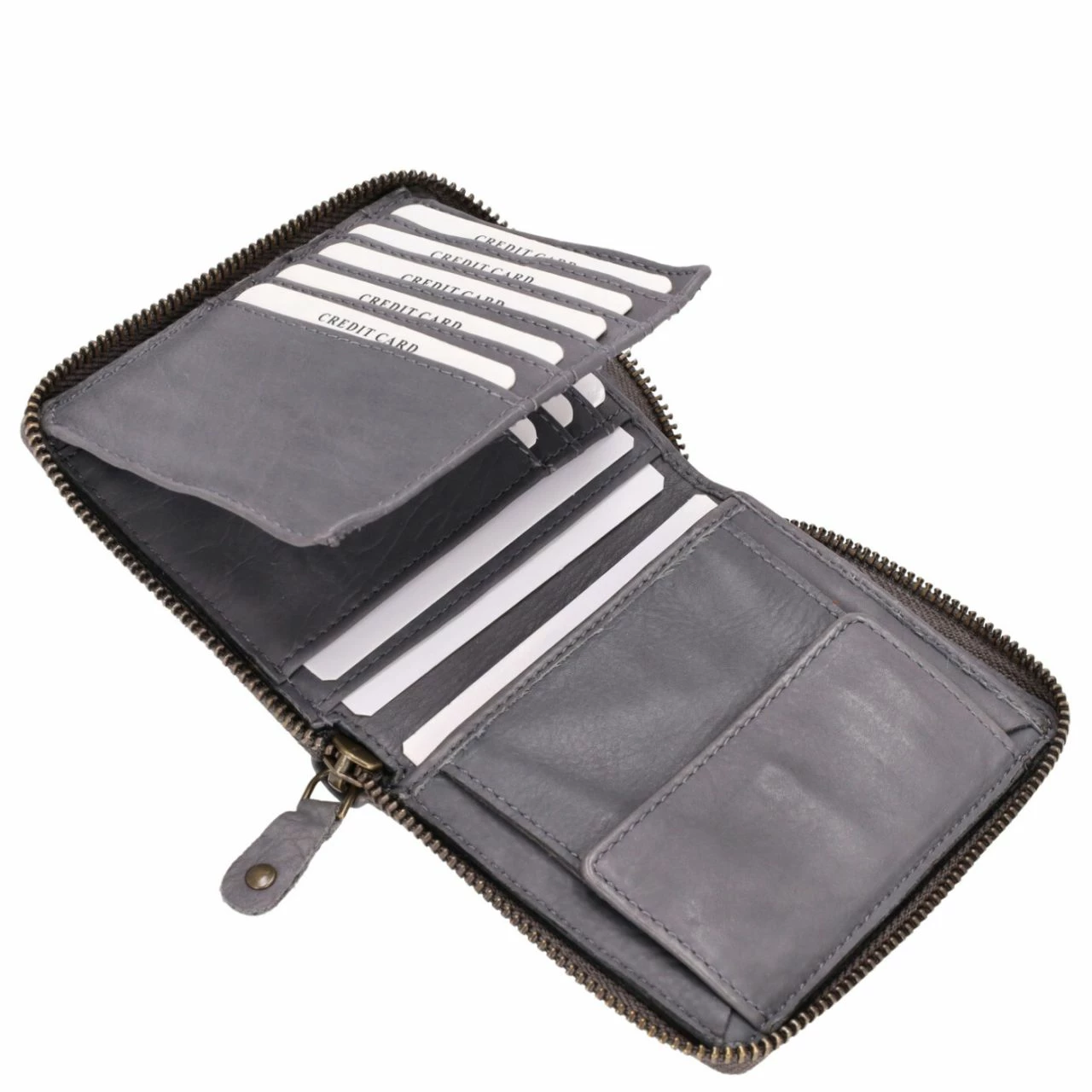 Harbour 2nd Hochkantbörse Damen Komet Dolphin Grey 5 Harbour 2nd Hochkantbörse Damen Komet Dolphin Grey – Bild 3