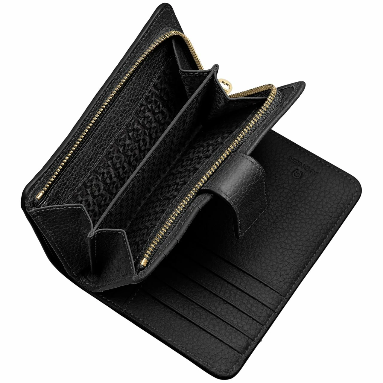 AIGNER Hochkantbörse Damen Ivy Cowhide Black 5 AIGNER Hochkantbörse Damen Ivy Cowhide Black – Bild 3