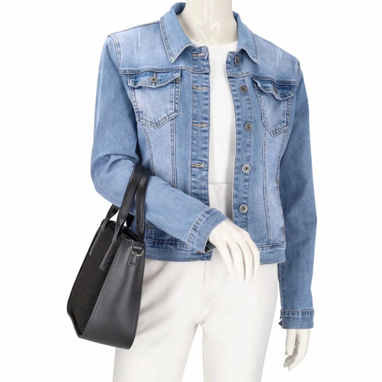 Glüxklee Kurzgriff Tasche GX-2867 Schwarz 5 Glüxklee Kurzgriff Tasche GX-2867 Schwarz – Bild 3