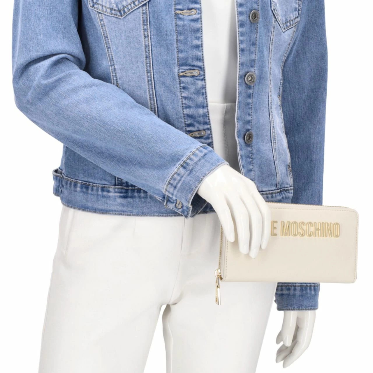 Love Moschino Langbörse Damen Portafoglio GRS Avorio 5 Love Moschino Langbörse Damen Portafoglio GRS Avorio – Bild 3