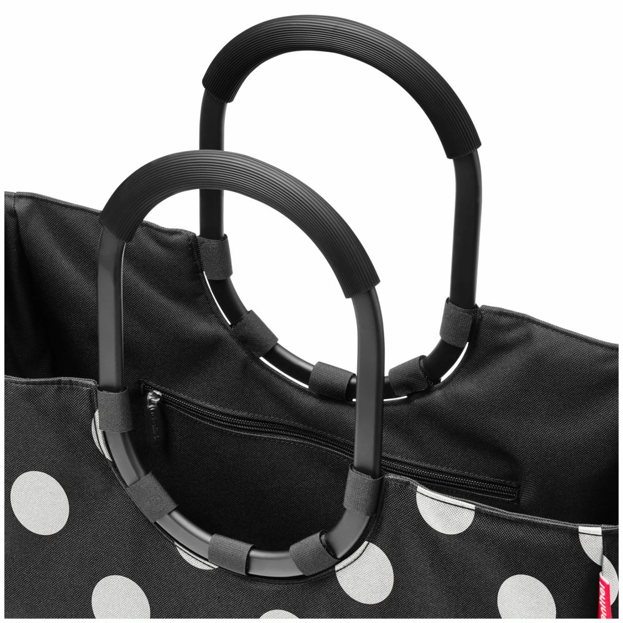 Reisenthel Einkaufskorb Loopshopper L 25l Dots White 5 Reisenthel Einkaufskorb Loopshopper L 25l Dots White – Bild 3