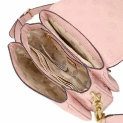 Guess Umhängetasche Izzy Peony Tri Compartment Flap Aprico Rose Logo -Aufbewahrungstasche Geschäft 0 036584c3b1e6784 1280x1280