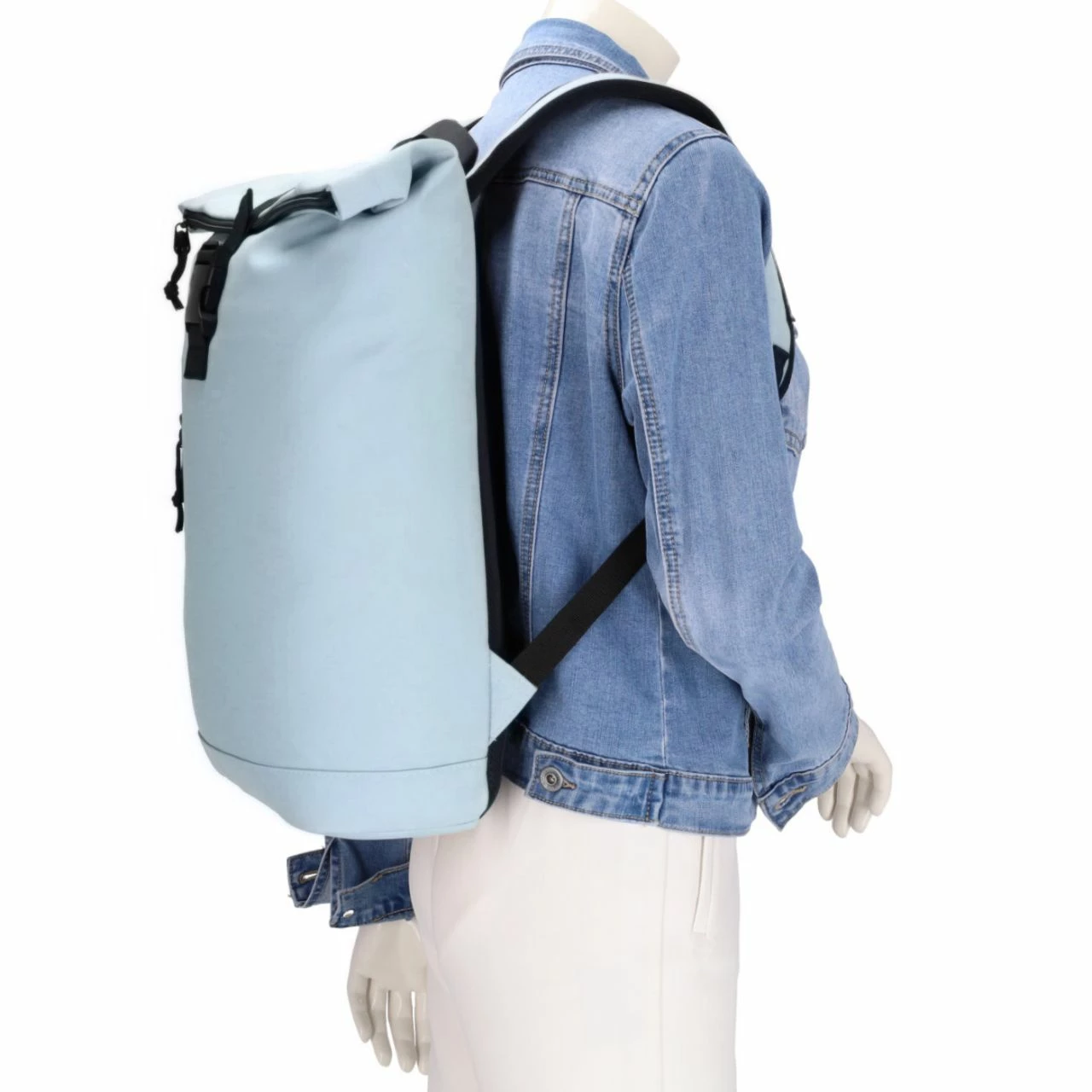 Black Hawk Rucksack BKR-113 Rolltop Hellblau 5 Black Hawk Rucksack BKR-113 Rolltop Hellblau – Bild 3