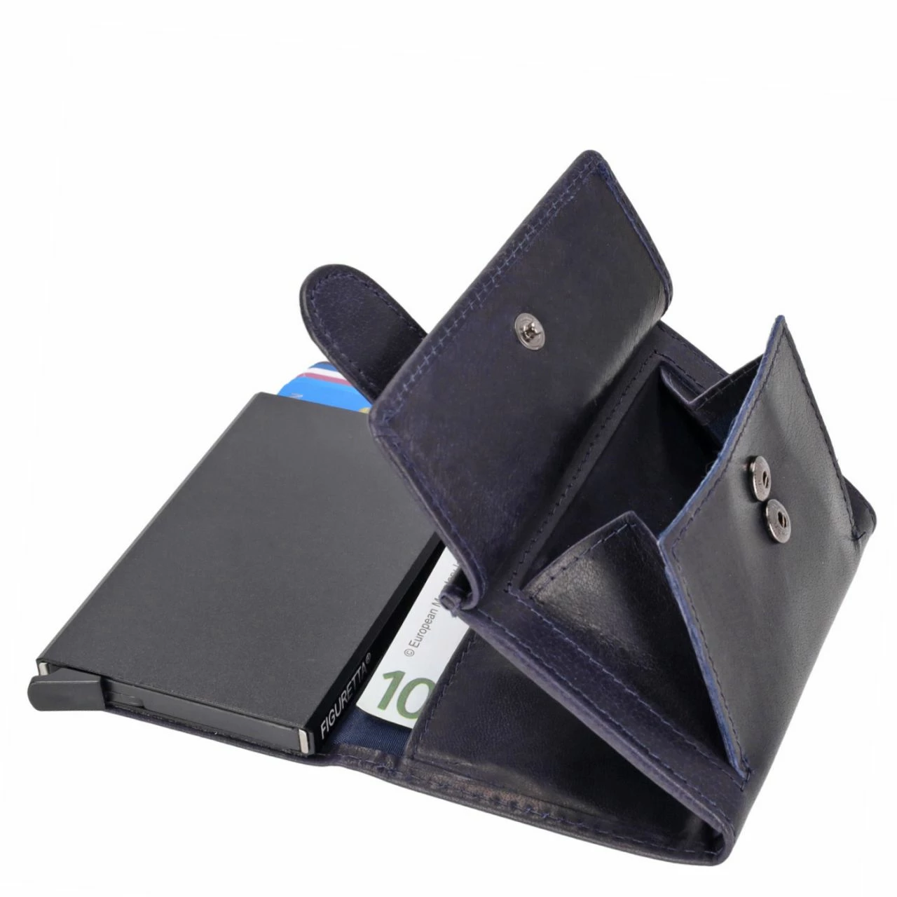 The Chesterfield Brand Kreditkartenetui Mannheim Navy 5 The Chesterfield Brand Kreditkartenetui Mannheim Navy – Bild 3