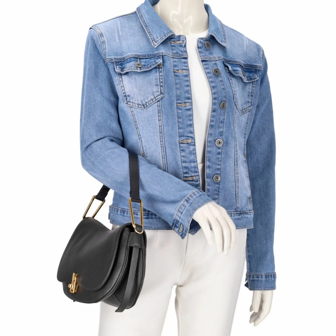 Coccinelle Beuteltasche Magie Soft Noir 5 Coccinelle Beuteltasche Magie Soft Noir – Bild 3