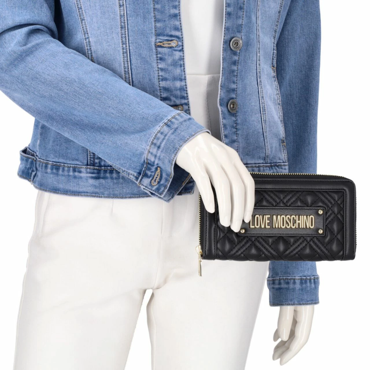 Love Moschino Querbörse Damen JC5600 Nero 5 Love Moschino Querbörse Damen JC5600 Nero – Bild 3