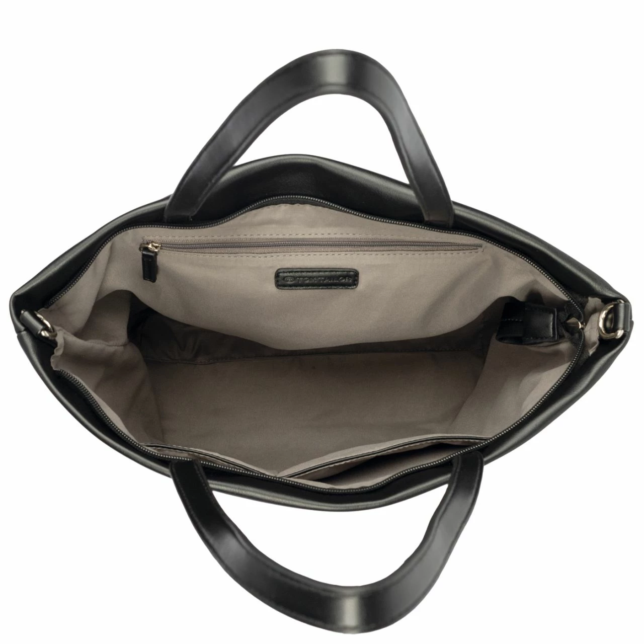 Tom Tailor Shopper Palina Zip Shopper L Black 5 Tom Tailor Shopper Palina Zip Shopper L Black – Bild 3