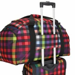 KENORADA Reisetasche Rainbow Duffle L 59l Muticolorcheck KR -Aufbewahrungstasche Geschäft 0 03 neu 3264794bdd42614 1280x1280