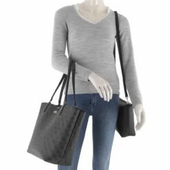 Guess Shopper Alby Toggle Tote Bag In Bag Coal/black -Aufbewahrungstasche Geschäft 0 0460d17d453f248 1280x1280