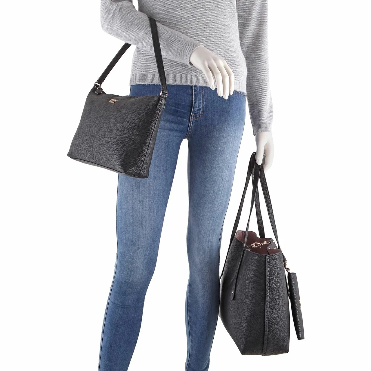 Guess Shopper Eco Brenton Tote Black 6 Guess Shopper Eco Brenton Tote Black – Bild 4