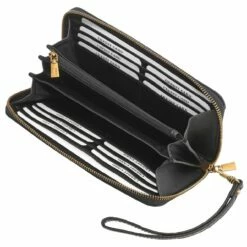 Guess Langbörse Damen Zed SLG Large Zip Around Black -Aufbewahrungstasche Geschäft 0 0463a4e33d01cb0 1280x1280