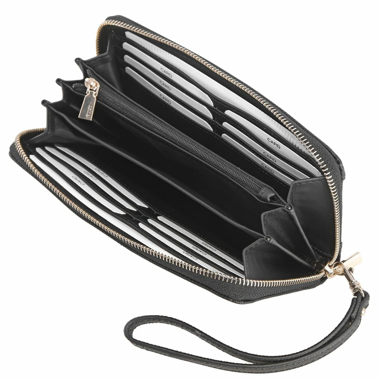 Guess Langbörse Damen Laurel SLG Large Zip Around Light Rum 6 Guess Langbörse Damen Laurel SLG Large Zip Around Light Rum – Bild 4