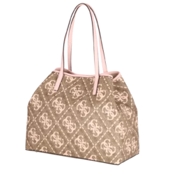 Guess Shopper Vikky Large Tote Latte Logo Pale Rose -Aufbewahrungstasche Geschäft 0 04640bb75b8be12 1280x1280