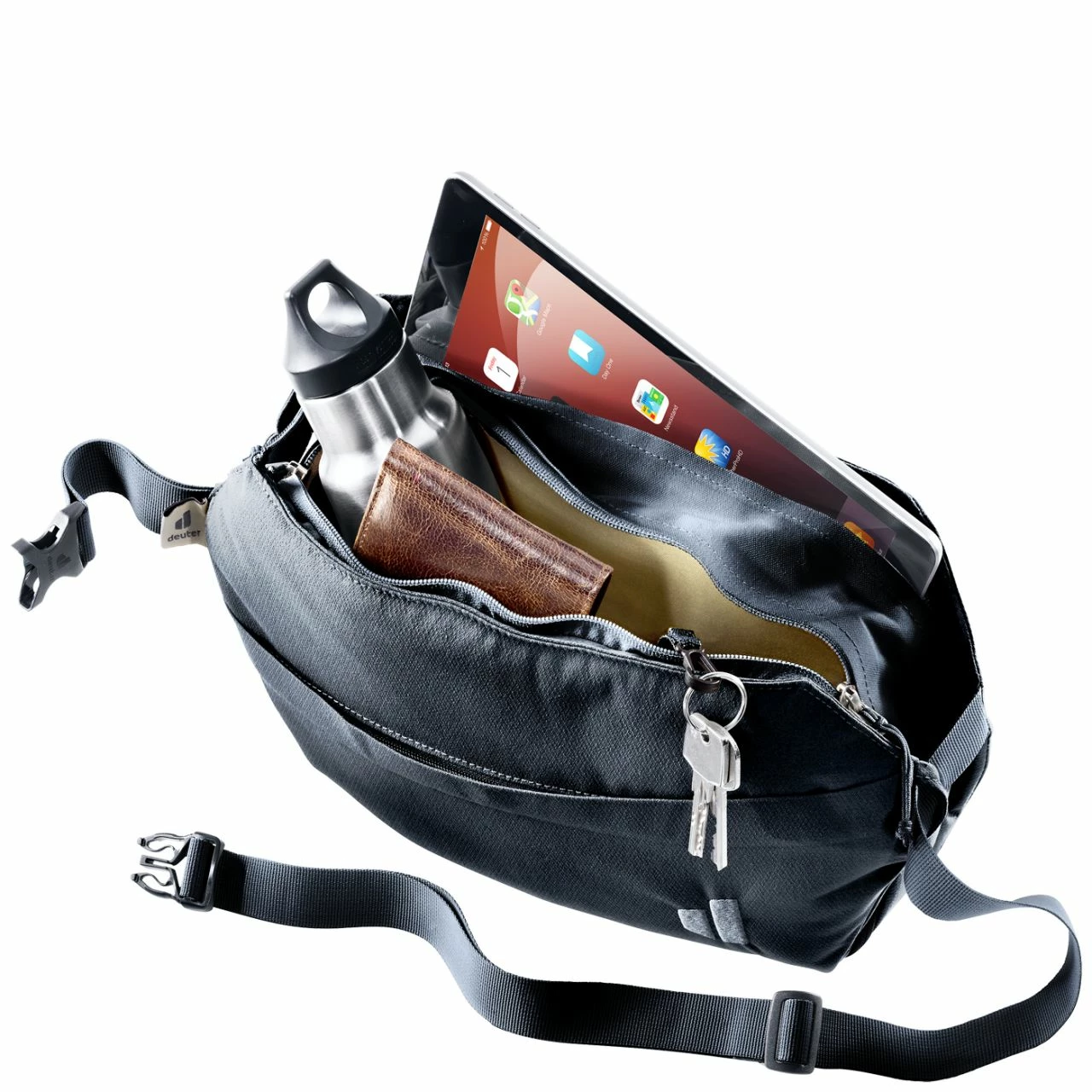 Deuter Bauchtasche Passway 4+1 Black 6 Deuter Bauchtasche Passway 4+1 Black – Bild 4