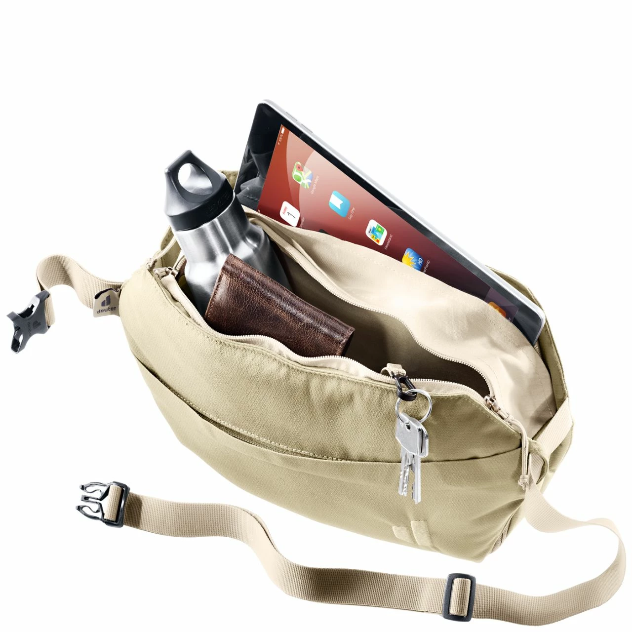 Deuter Bauchtasche Passway 4+1 Desert Bone 6 Deuter Bauchtasche Passway 4+1 Desert Bone – Bild 4