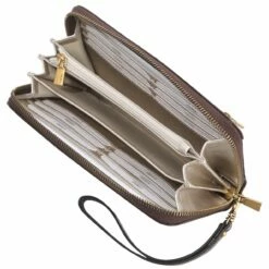 Guess Langbörse Damen Amantea SLG Large Zip Around Stone -Aufbewahrungstasche Geschäft 0 04642e767cce62e 1280x1280