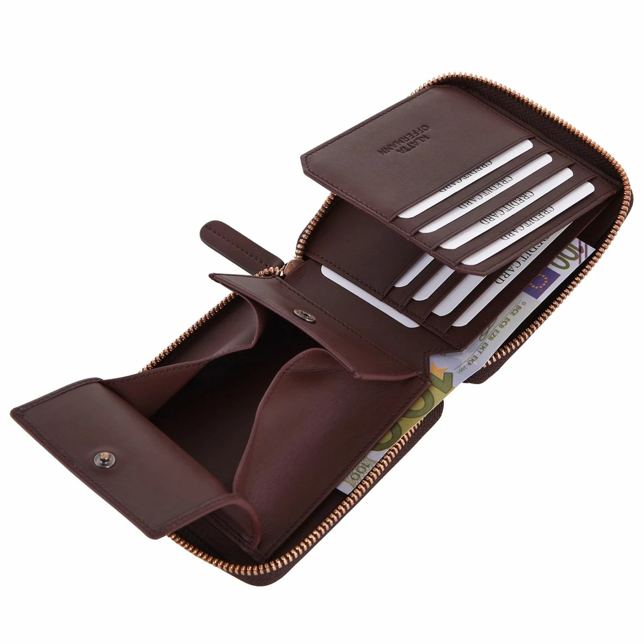 Klatta Offermann Portmonee Damen Wallet Zip Taupe 6 Klatta Offermann Portmonee Damen Wallet Zip Taupe – Bild 4