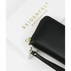 Seidenfelt Manufaktur Langbörse Damen Smilla Black -Aufbewahrungstasche Geschäft 0 046438c31b67ba8 1280x1280