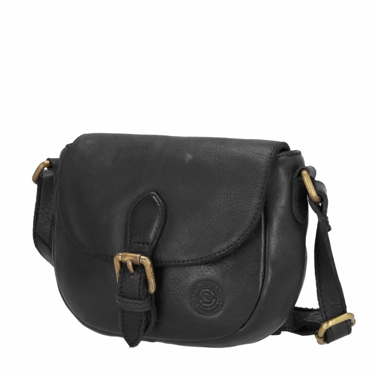 Sattlers & Co. Umhängetasche The Suave Safir Cross Flap Black 6 Sattlers & Co. Umhängetasche The Suave Safir Cross Flap Black – Bild 4