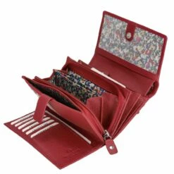 KENORADA Hochkantbörse Damen Jenissei Long Flap Wallet Rot -Aufbewahrungstasche Geschäft 0 046441bd822a196 1280x1280