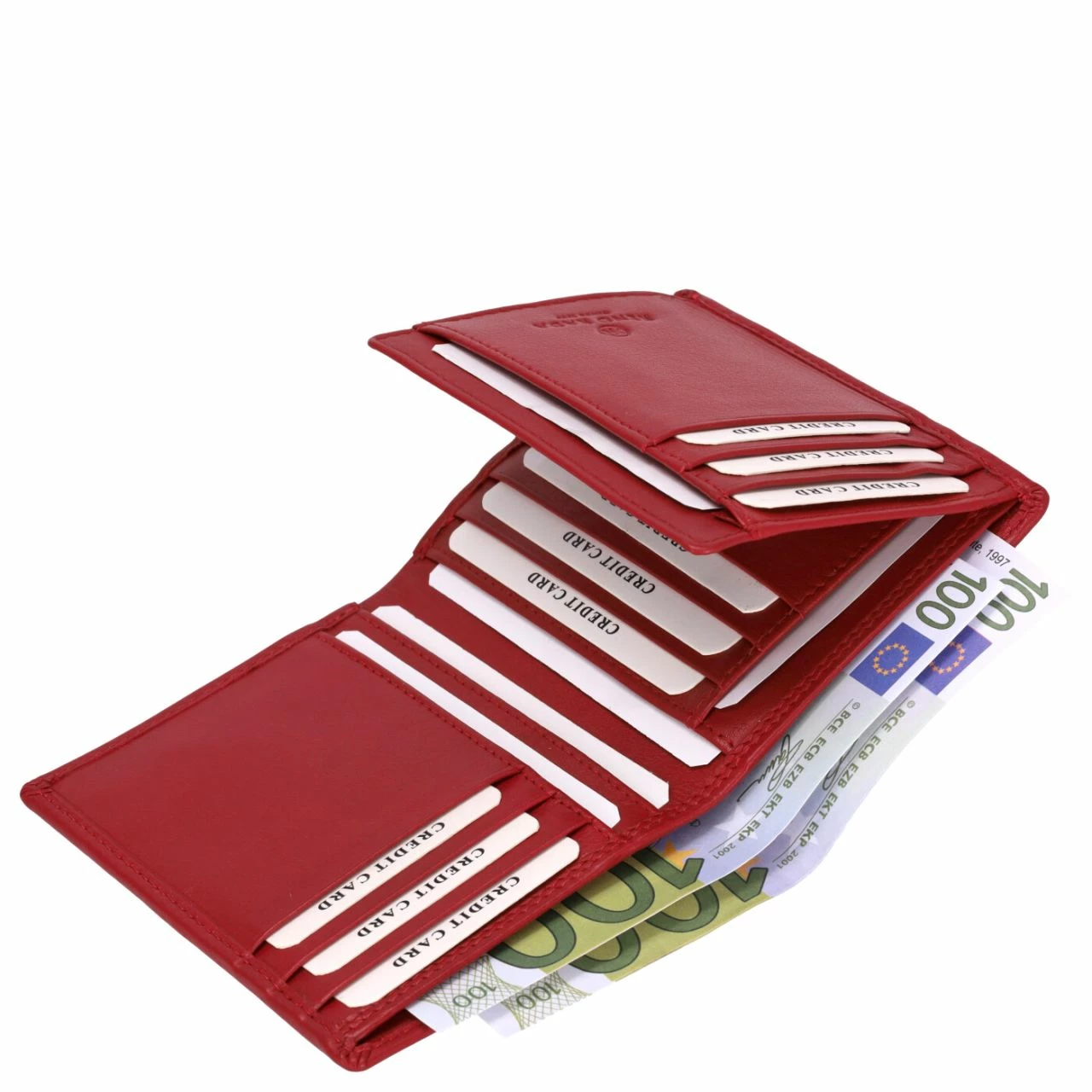 KENORADA Hochkantbörse Herren Mistelbach Rot 6 KENORADA Hochkantbörse Herren Mistelbach Rot – Bild 4