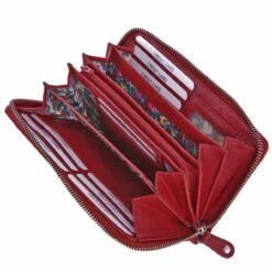 KENORADA Langbörse Damen Euphrat Long Zip Wallet Rot -Aufbewahrungstasche Geschäft 0 0464597368d4fdd 1280x1280