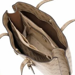 Guess Shopper Meridian Girlfriend Tote Latte Logo -Aufbewahrungstasche Geschäft 0 0464a348a65335f 1280x1280