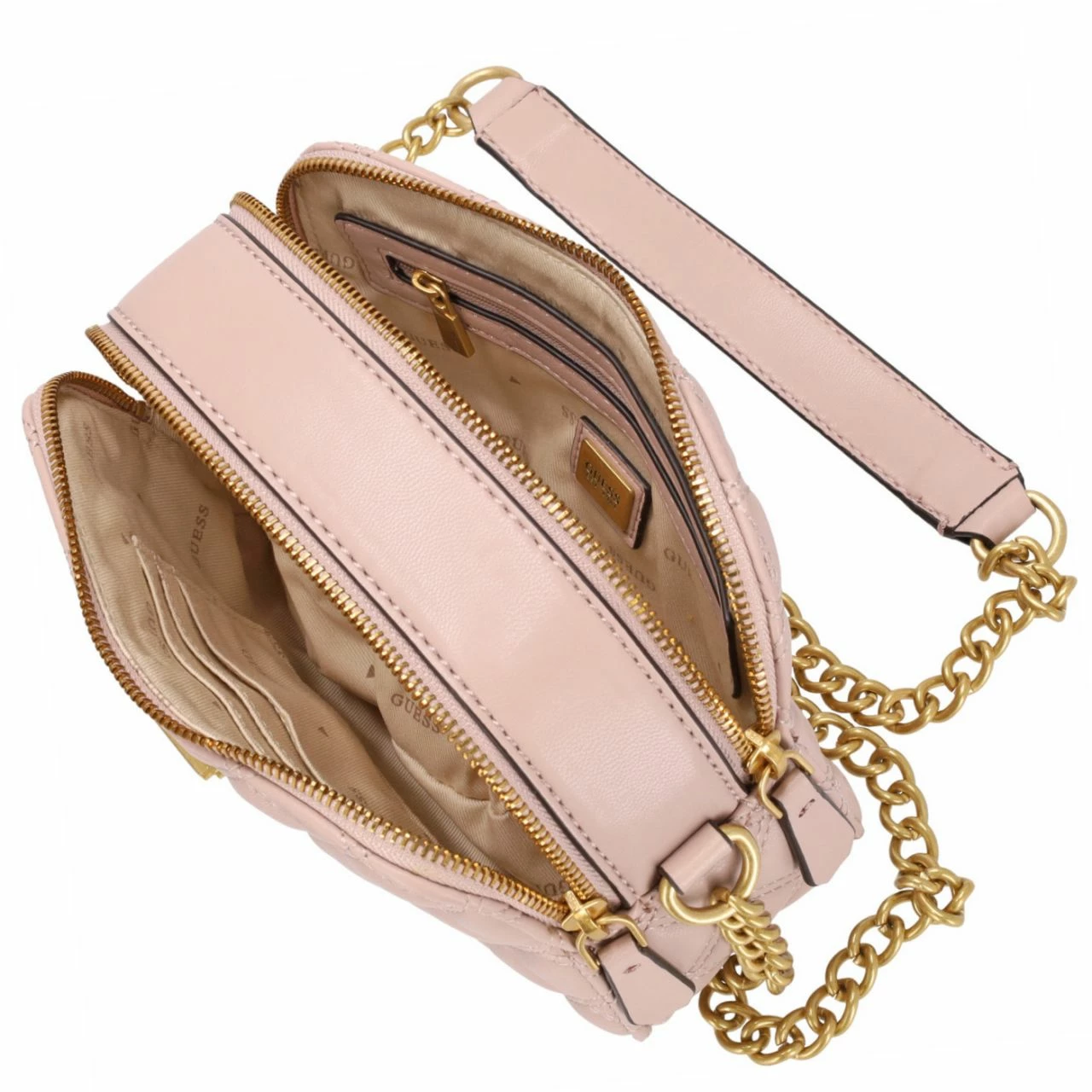 Guess Umhängetasche Giully Camera Bag Rosewood 6 Guess Umhängetasche Giully Camera Bag Rosewood – Bild 4