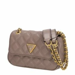 Guess Umhängetasche Giully Mini Cnvrtbl XBody Flap Dark Taupe -Aufbewahrungstasche Geschäft 0 0464e3de6cbe5da 1280x1280