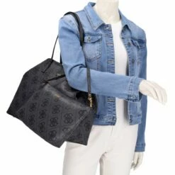 Guess Shopper Vikky Large Tote Coal Logo -Aufbewahrungstasche Geschäft 0 0464ee759b50fee 1280x1280