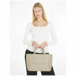 Calvin Klein Kurzgriff Tasche CK Set Tote Medium Pbp Doeskin -Aufbewahrungstasche Geschäft 0 046502389c4696e 1280x1280