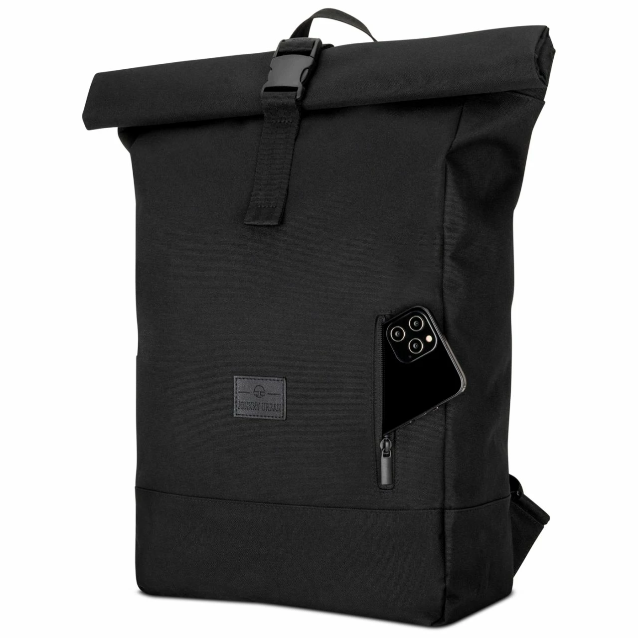 JOHNNY URBAN Rucksack Robin Rolltop Large Black 6 JOHNNY URBAN Rucksack Robin Rolltop Large Black – Bild 4