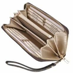 Guess Langbörse Damen Laurel SLG Large Zip Around Mocha Logo -Aufbewahrungstasche Geschäft 0 04652dc0ecc5e69 1280x1280