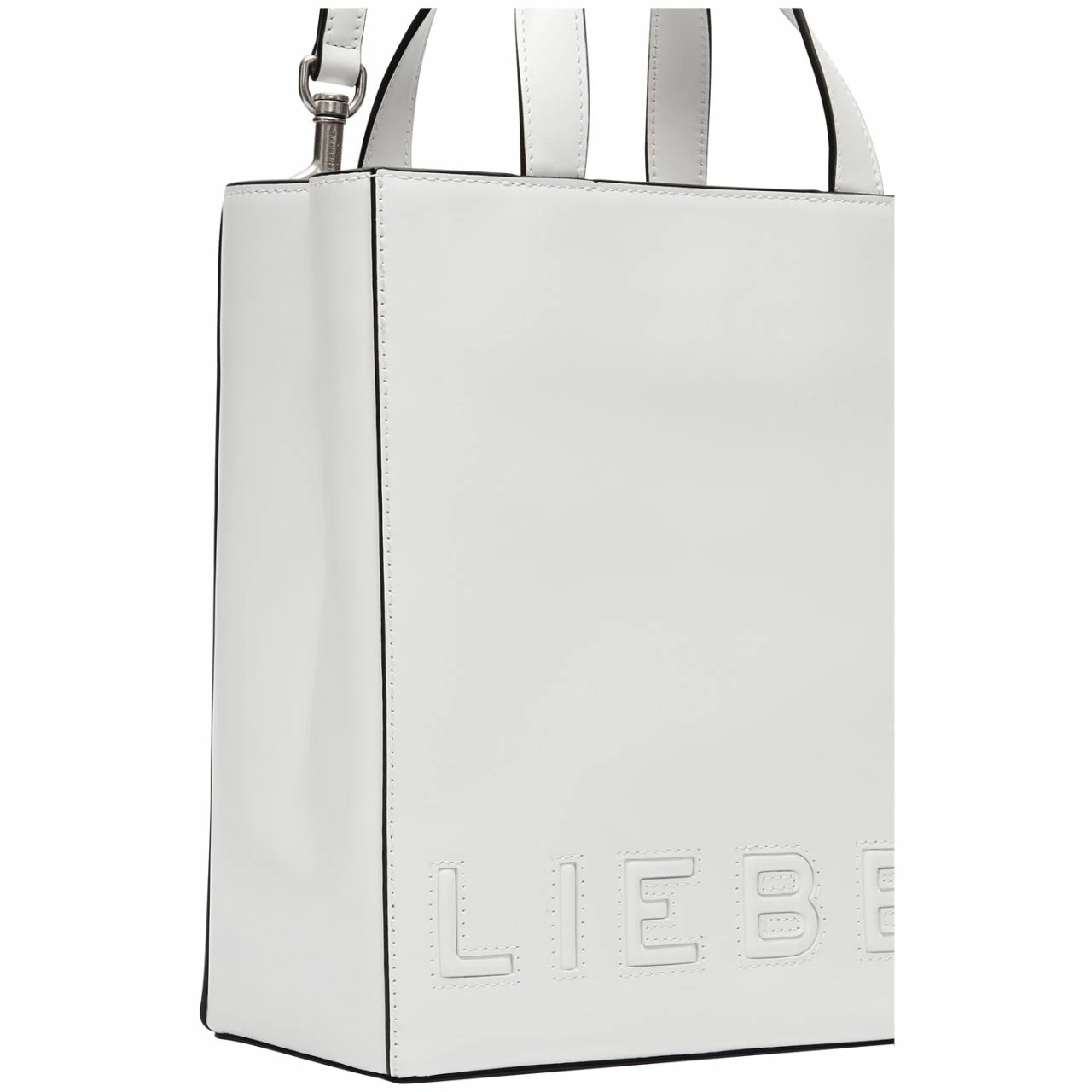 Liebeskind Berlin Kurzgriff Tasche Paper Bag Tote S Offwhite 6 Liebeskind Berlin Kurzgriff Tasche Paper Bag Tote S Offwhite – Bild 4