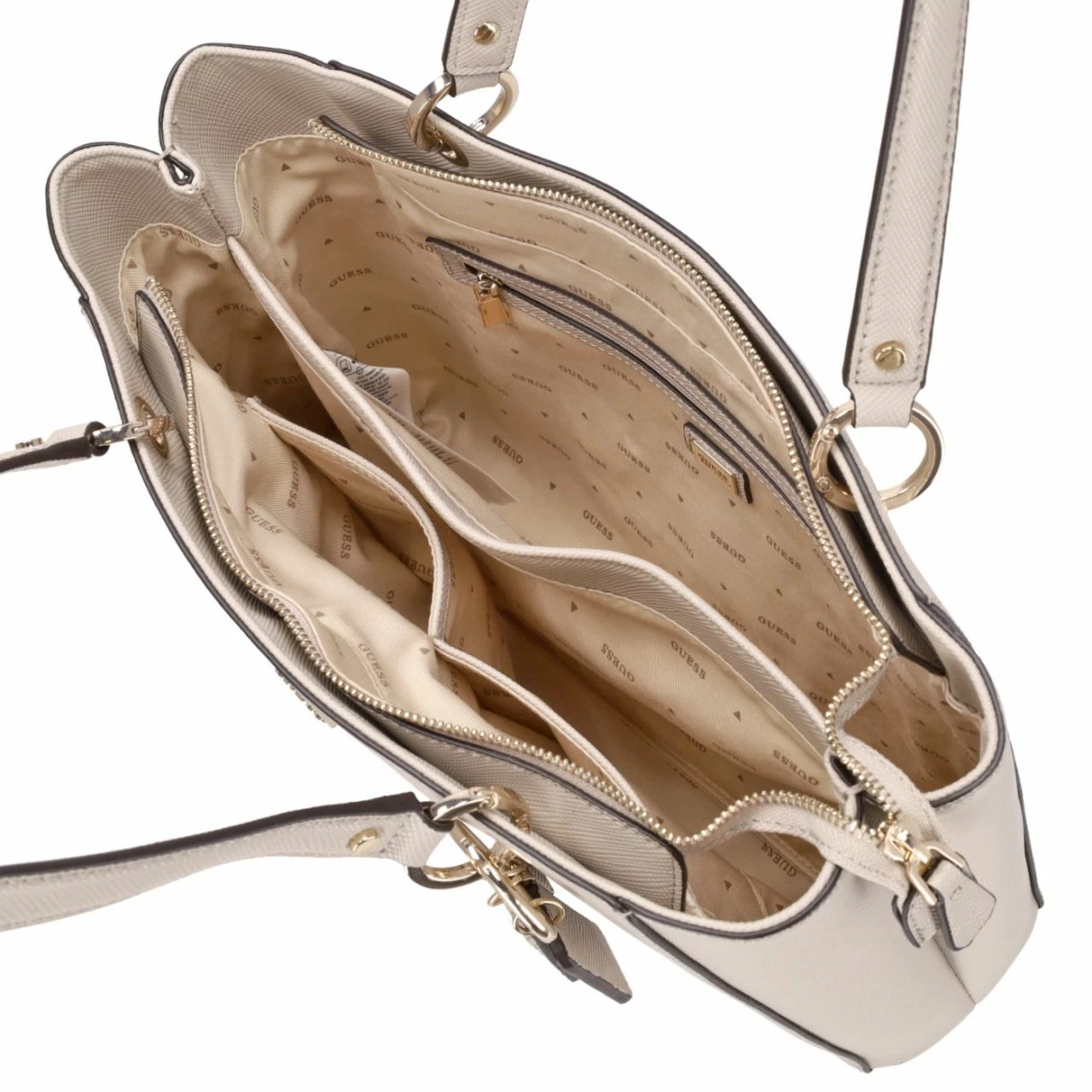 Guess Shopper Noelle Noel Tote Taupe 6 Guess Shopper Noelle Noel Tote Taupe – Bild 4