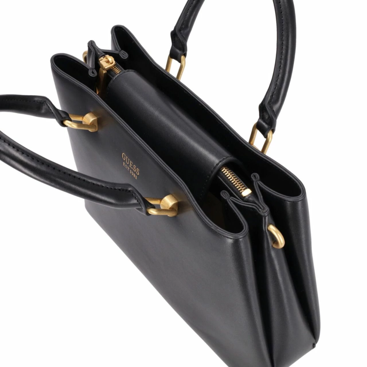 Guess Kurzgriff Tasche Masie Girlfriend Satchel Black 9 Guess Kurzgriff Tasche Masie Girlfriend Satchel Black – Bild 7