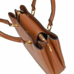 Guess Kurzgriff Tasche Masie Girlfriend Satchel Cognac -Aufbewahrungstasche Geschäft 0 04656674b091385 1280x1280