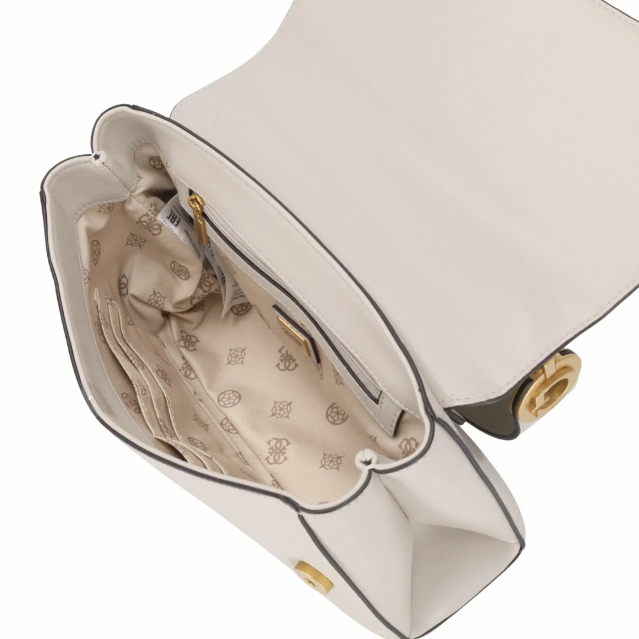 Guess Kurzgriff Tasche Masie Top Handle Flap Stone 6 Guess Kurzgriff Tasche Masie Top Handle Flap Stone – Bild 4