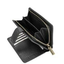 Coccinelle Hochkantbörse Damen Metallic Soft Wallet Medium Noir -Aufbewahrungstasche Geschäft 0 04656675c8a70af 1280x1280