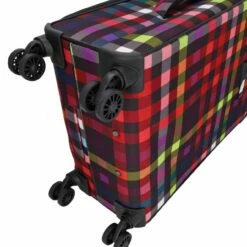KENORADA Reisetrolley SoftLITE 4w M 67 Cm Multicolorcheck -Aufbewahrungstasche Geschäft 0 046567c53569695 1280x1280