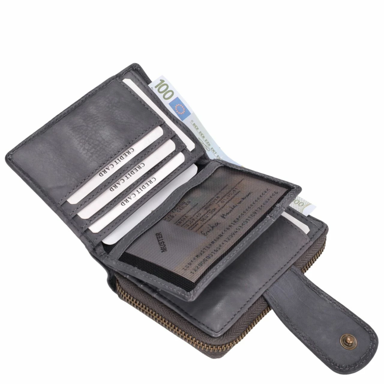 Harbour 2nd Hochkantbörse Damen Kleine Isidora Dolphin Grey 6 Harbour 2nd Hochkantbörse Damen Kleine Isidora Dolphin Grey – Bild 4