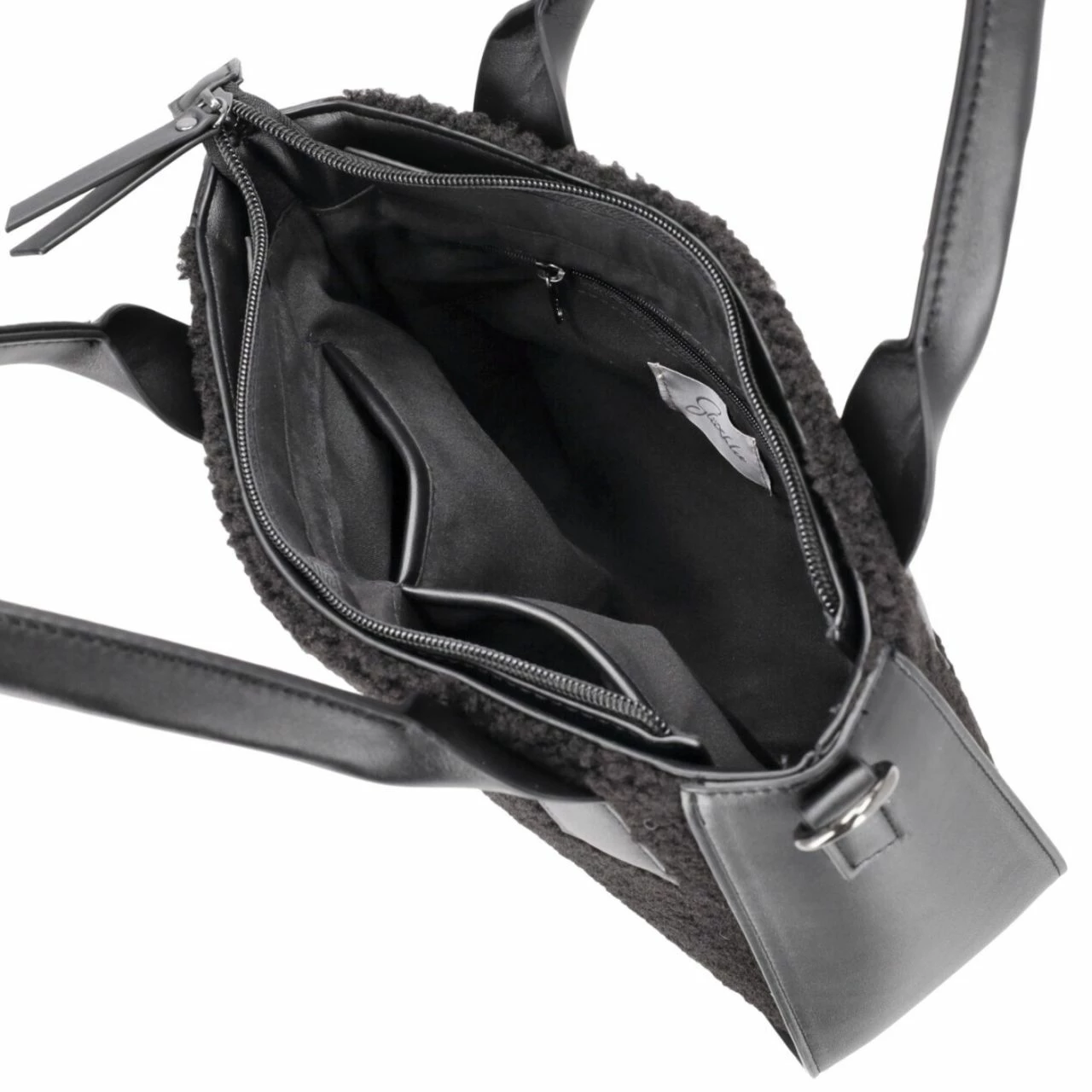 Glüxklee Kurzgriff Tasche GX-2867 Schwarz 6 Glüxklee Kurzgriff Tasche GX-2867 Schwarz – Bild 4