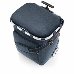 Reisenthel Einkaufstrolley Carrycruiser Plus 46l Herringbone Darkblue -Aufbewahrungstasche Geschäft 0 04658372f385a36 1280x1280