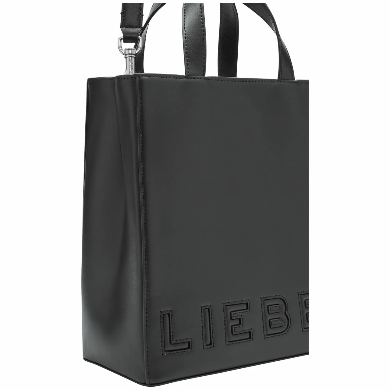 Liebeskind Berlin Kurzgriff Tasche Paper Bag S Black 6 Liebeskind Berlin Kurzgriff Tasche Paper Bag S Black – Bild 4