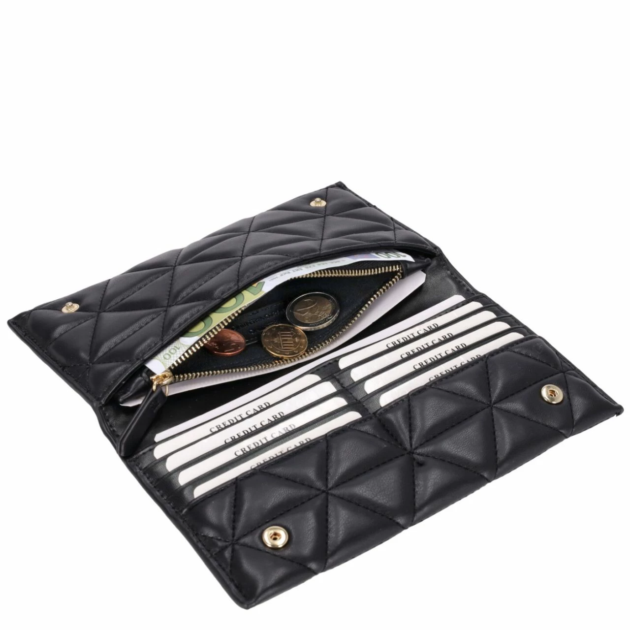 Valentino Langbörse Damen Carnaby Nero 6 Valentino Langbörse Damen Carnaby Nero – Bild 4