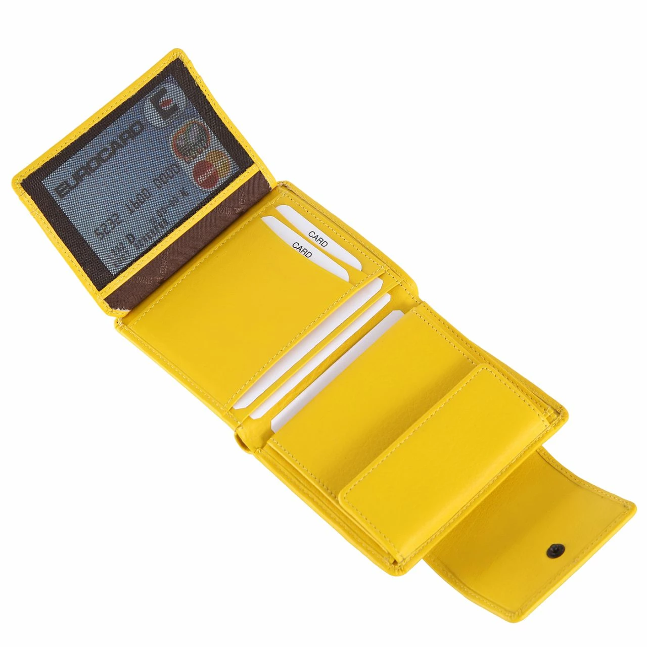 Braun Büffel Hochkantbörse Damen Capri S 4CS Yellow 6 Braun Büffel Hochkantbörse Damen Capri S 4CS Yellow – Bild 4