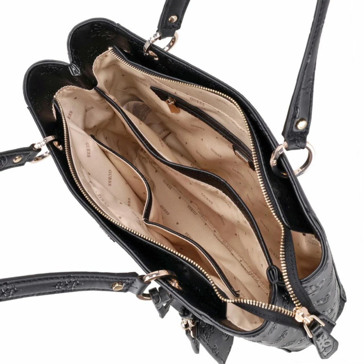 Guess Shopper Jena Noel Tote Black Logo 6 Guess Shopper Jena Noel Tote Black Logo – Bild 4