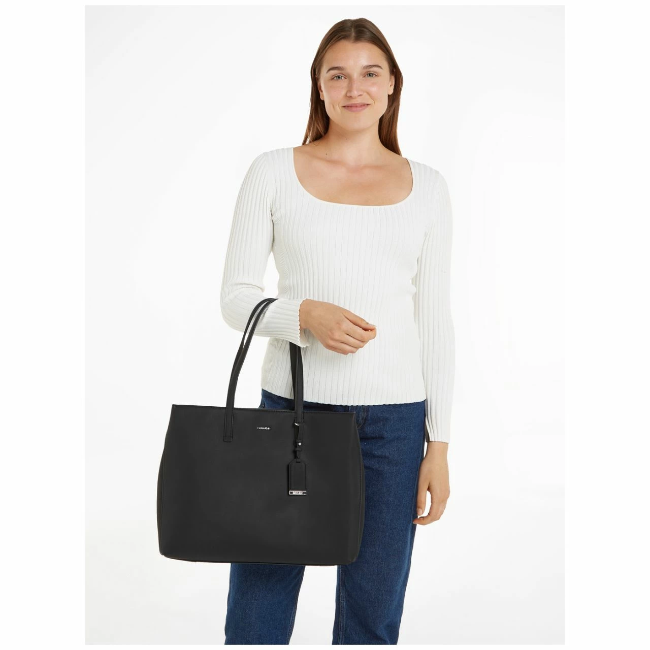 Calvin Klein Shopper CK Must Medium Ck Black 6 Calvin Klein Shopper CK Must Medium Ck Black – Bild 4