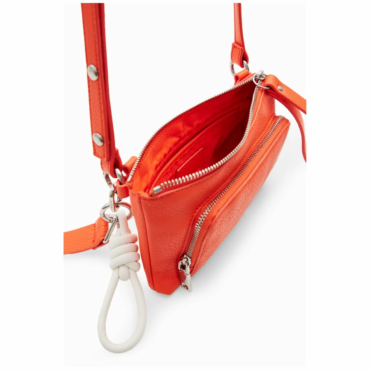 Desigual Umhängetasche Mone Half Logo 24 Lisa Mandarina 6 Desigual Umhängetasche Mone Half Logo 24 Lisa Mandarina – Bild 4