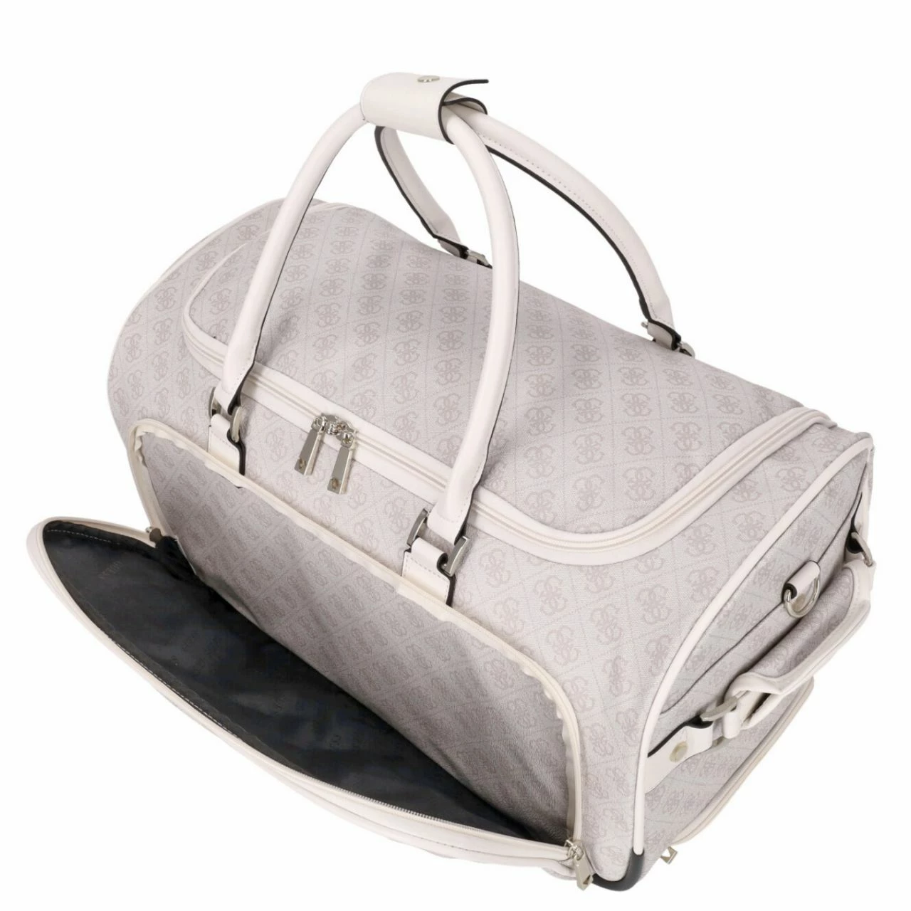 Guess Reisetasche Jesco Wheeled Duffel Dove 6 Guess Reisetasche Jesco Wheeled Duffel Dove – Bild 4